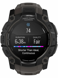 Смарт-часы Garmin Instinct 3, 50 мм, AMOLED, силиконовый ремешок угольного цвета