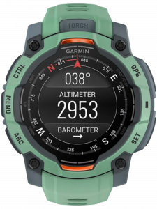 Смарт-часы Garmin Instinct 3, 45 мм, AMOLED, силиконовый ремешок цвета «южные тропики»