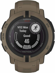Смарт-часы Garmin Instinct 2 Solar Tactical Edition, 45 мм, силиконовый ремешок цвета «койот»