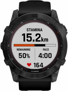 Смарт-часы Garmin  fenix 7X Sapphire Solar Edition, 51 мм, чёрный безель, чёрный силиконовый ремешок