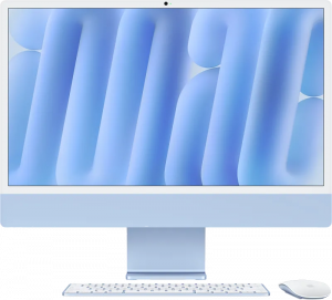 Apple iMac 24" Retina 4,5K (M4 10C CPU, 10C GPU, 2024), 16Gb/256Gb, Голубой