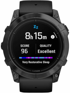 Смарт-часы Garmin epix Pro (Gen 2) Standard Edition, 51 мм, чёрный силиконовый ремешок