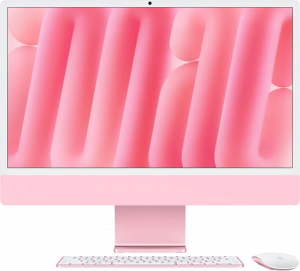 Apple iMac 24" Retina 4,5K (M4 10C CPU, 10C GPU, 2024), 16Gb/256Gb, Розовый