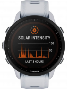 Смарт-часы Garmin Forerunner 955, силиконовый ремешок цвета «Уайтстоун»
