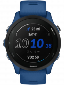 Смарт-часы Garmin  Forerunner 255, 46 мм, силиконовый ремешок цвета «морской прилив»