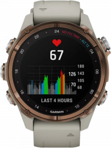 Смарт-часы Garmin  Descent G2, чёрный силиконовый ремешок