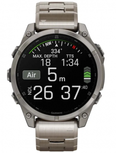 Смарт-часы Garmin  fenix 8, 47 мм, AMOLED, титановый блочный браслет