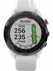 Смарт-часы Garmin Approach S62, белый силиконовый ремешок