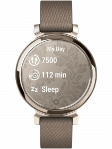 Смарт-часы Garmin Lily 2 Classic, нейлоновый ремешок кофейного цвета