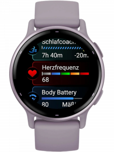 Смарт-часы Garmin Vivoactive 5, цвет орхидеи, с металлическим безелем и силиконовым ремешком, 42 мм