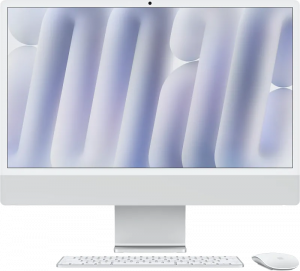 Apple iMac 24" Retina 4,5K (M4 10C CPU, 10C GPU, 2024), 16Gb/256Gb, Серебристый