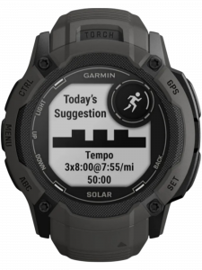 Смарт-часы Garmin Instinct 2X Solar Standard Edition, 50 мм, силиконовый ремешок графитового цвета