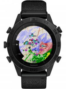 Смарт-часы Garmin MARQ Commander  Carbon Edition, чёрный нейлоновый ремешок, чёрный силиконовый ремешок