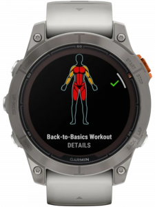 Смарт-часы Garmin fenix 7 Pro Sapphire Solar Edition, 47 мм, силиконовый ремешок цвета «серый туман»/«жжёный апельсин»