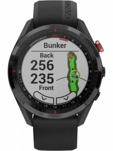 Смарт-часы Garmin Approach S62, черный силиконовый ремешок