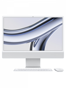 Apple iMac 24" Retina 4,5K (M3 8C CPU, 10C GPU) 8Gb/512Gb Серебристый (MQRK3)