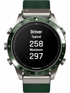Смарт-часы Garmin MARQ Golfer, нейлоновый ремешок цвета «сосновый лес», силиконовый ремешок цвета «сосновый лес»