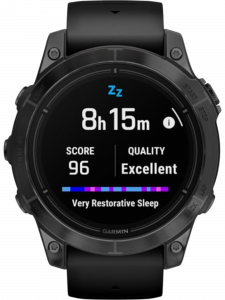 Смарт-часы Garmin epix Pro (Gen 2) Standard Edition, 47 мм, чёрный силиконовый ремешок