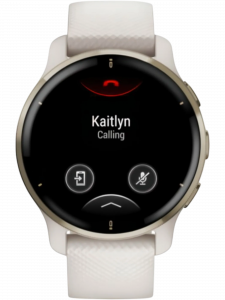 Смарт-часы Garmin Venu 2 Plus, 43 мм, силиконовый ремешок цвета «слоновая кость»