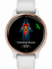 Смарт-часы Garmin Venu 2S, 40 мм, белый кожаный ремешок, белый силиконовый ремешок
