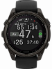 Смарт-часы Garmin fenix 8, 51 мм, Solar, титан с DLC, сапфир, силиконовый ремешок цвета чёрный/«серая галька»