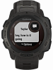Смарт-часы Garmin  Instinct 2 Solar, 45 мм, силиконовый ремешок графитового цвета