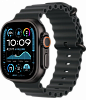 Apple Watch Ultra 2, 49 мм, Черный Титан, ремешок Ocean черного цвета