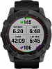 Смарт-часы Garmin fenix 7X Sapphire Solar Edition, 51 мм, силиконовый ремешок цвета «Уайтстоун»