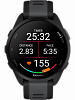 Смарт-часы Garmin FORERUNNER 165 чёрные, серый ремешок 43мм