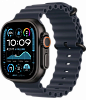 Apple Watch Ultra 2, 49 мм, Черный Титан, ремешок Ocean темно-синего цвета