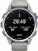 Смарт-часы Garmin Descent Mk3, 43 мм, силиконовый ремешок цвета «серый туман»