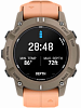 Смарт-часы Garmin Descent G2, силиконовый ремешок цвета «морская ракушка»
