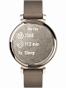 Смарт-часы Garmin Lily 2 Classic, нейлоновый ремешок кофейного цвета
