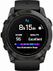 Смарт-часы Garmin  epix Pro (Gen 2) Sapphire Edition, 51 мм, чёрный силиконовый ремешок