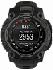 Смарт-часы Garmin Instinct 3, 45 мм, AMOLED, чёрный силиконовый ремешок