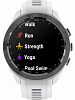 Смарт-часы Garmin Approach S70, 42 мм, белый силиконовый ремешок
