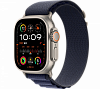 Apple Watch Ultra 2, 49 мм, Натуральный Титан, ремешок Alpine синего цвета