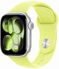 Apple Watch 11 2025, 42 мм корпус из алюминия Серебристого цвета, спортивный ремешок