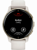 Смарт-часы Garmin Venu 2 Plus, 43 мм, силиконовый ремешок цвета «слоновая кость»